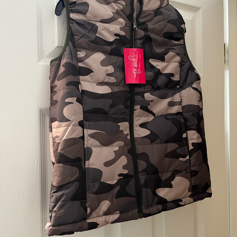 Camo Puffer Vest